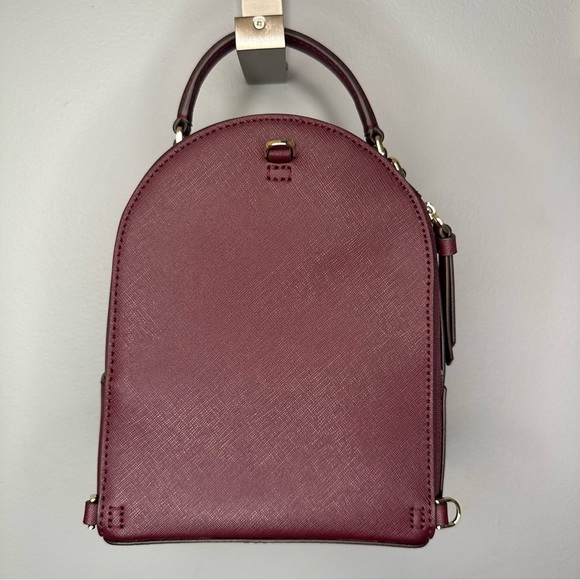 Kate Spade Cameron Mini Convertible Leather Backpack Cherrywood - Picture 3 of 10